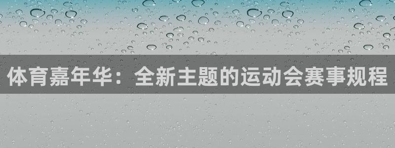 体育嘉年华：全新主题的运动会赛事规程