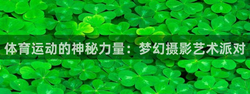 体育运动的神秘力量：梦幻摄影艺术派对